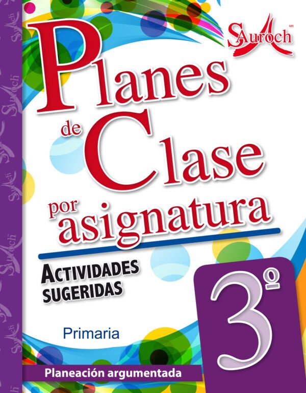 Plan de Clases por Asignatura 3° (2016)