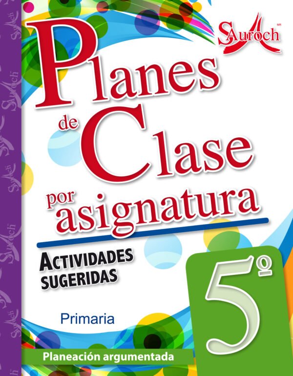 Plan de Clases por Asignatura 5° (2016)